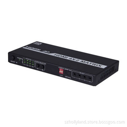 Full HDMI 1.4 4 x 2 Video Matrix with ARC FunctionNew